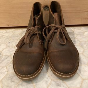 Mens Clark’s DESERT BOOT EVO BEESWAX LEATHER Size 8.5 M